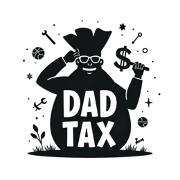 tax dad fun shirt SVG PNG design with clean design elements