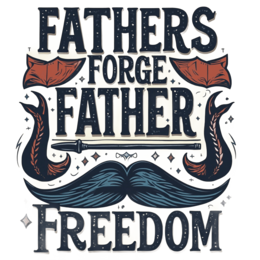 quote father freedom SVG PNG design with bold lettering
