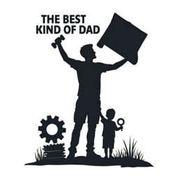dad son celebration SVG PNG design with bold lettering
