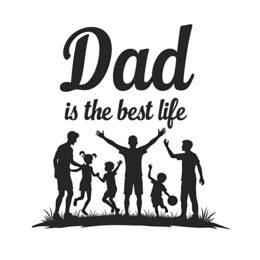 dad family fun SVG PNG design with bold lettering