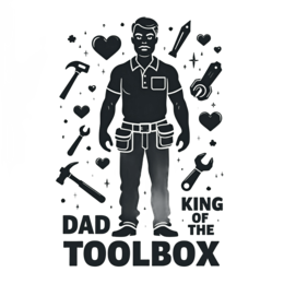 dad toolbox shirt SVG PNG design with bold lettering