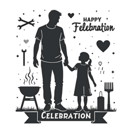 celebration fatherdaughter SVG PNG design