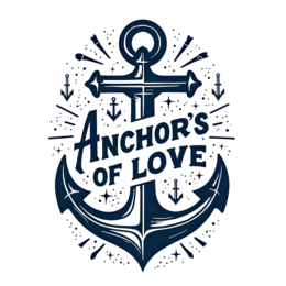 anchor graphics SVG PNG design with bold lettering