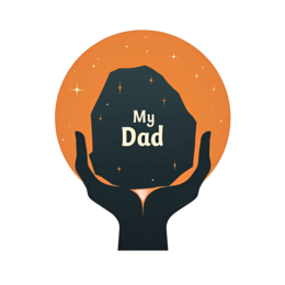 day dad stars SVG PNG design with hand-drawn style, bold lettering