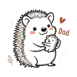 hugging hedgehogs SVG PNG design