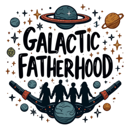 day galactic fatherhood SVG PNG design with bold lettering