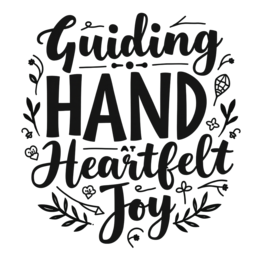 hand lettering floral SVG PNG design with black and white floral elements, an uplifting message