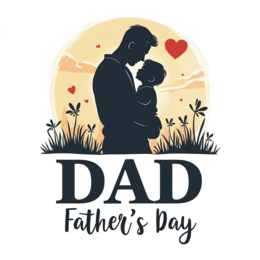 father's day dad love shirt SVG PNG design with bold lettering