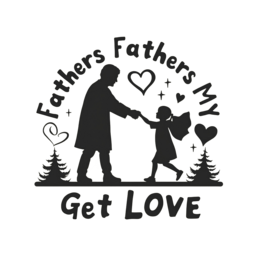 day father child love SVG PNG design