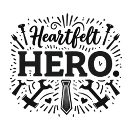 hero typography SVG PNG design with bold lettering