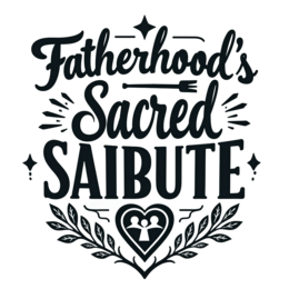 fatherhood quotes SVG PNG design with hand-drawn style, bold lettering