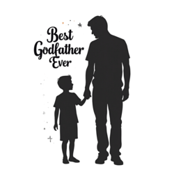 best godfather silhouette SVG PNG design