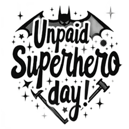 superhero graphics SVG PNG design with bold lettering