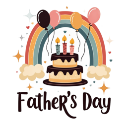 cake balloons SVG PNG design with bold lettering