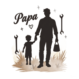 papa silhouette SVG PNG design