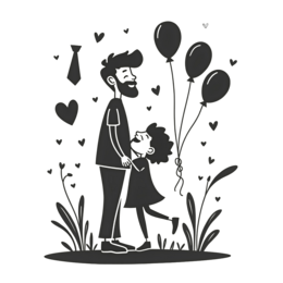 love balloons shirt SVG PNG design