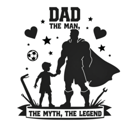 day legend SVG PNG design with bold lettering