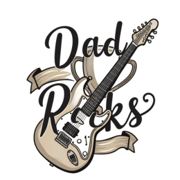 dad guitar shirt SVG PNG design with bold lettering