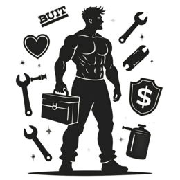 strength tools SVG PNG design with clean design elements