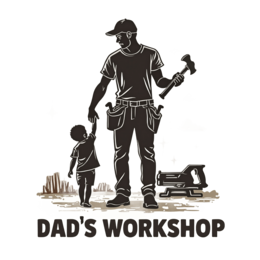 dad workshop child SVG PNG design with an elegant visual style