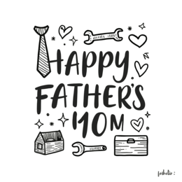 day happy black white sketch SVG PNG design with hand-drawn style, bold lettering