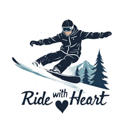 snowboarding ride SVG PNG design with bold lettering