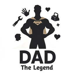 day dad legend shirt SVG PNG design with bold lettering, an uplifting message