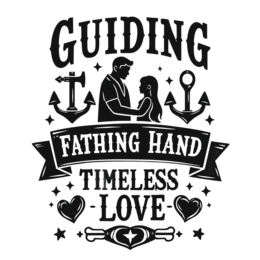 guiding love SVG PNG design with bold lettering