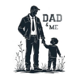 dad together SVG PNG design with hand-drawn style