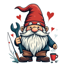 gnome tools heart SVG PNG design