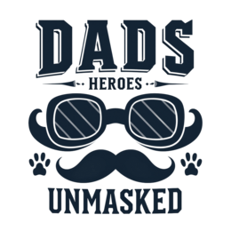 fathers day dads heroes shirt SVG PNG design with bold lettering