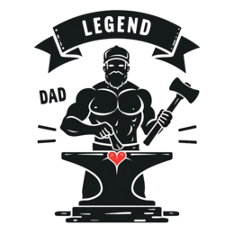 father legend shirt SVG PNG design with clean design elements