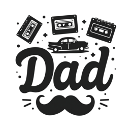 day dad vintage SVG PNG design with hand-drawn style, bold lettering