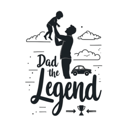 dad related legends shirt SVG PNG design with hand-drawn style, bold lettering, an uplifting message