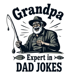 grandpa dadjokes SVG PNG design with bold lettering
