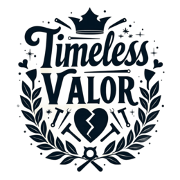 timeless valor SVG PNG design with bold lettering