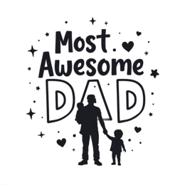 dad family awesome shirt SVG PNG design with bold lettering