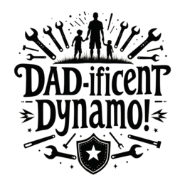 father children diy SVG PNG design with bold lettering
