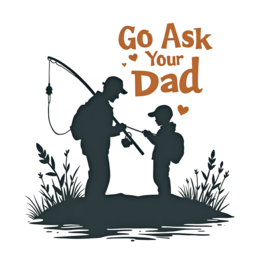 people dad and son SVG PNG design with bold lettering