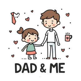 dad me hearts shirt SVG PNG design