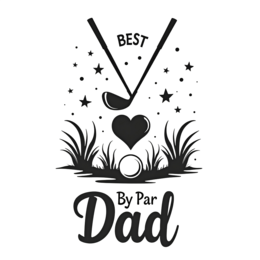 golf dad SVG PNG design with bold lettering