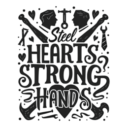 quote hands SVG PNG design with bold lettering
