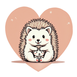 love hedgehogs SVG PNG design
