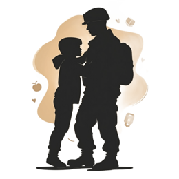 love family soldier SVG PNG design