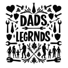 father legends SVG PNG design with bold lettering