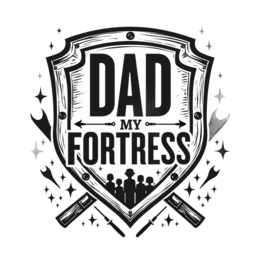 day dad fortress SVG PNG design with bold lettering