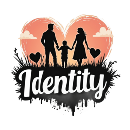 identity family SVG PNG design with bold lettering