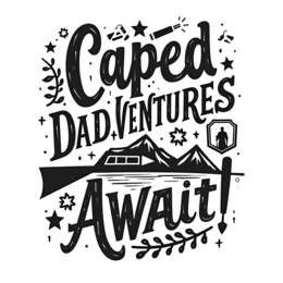 dadventures shirt SVG PNG design with bold lettering