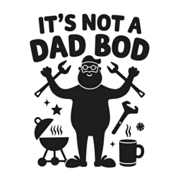 father barbecue fun SVG PNG design with bold lettering