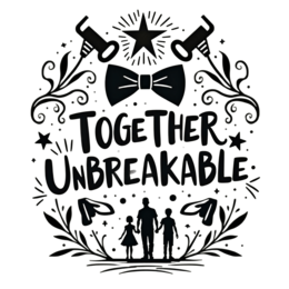 together unbreakable SVG PNG design with bold lettering, an uplifting message